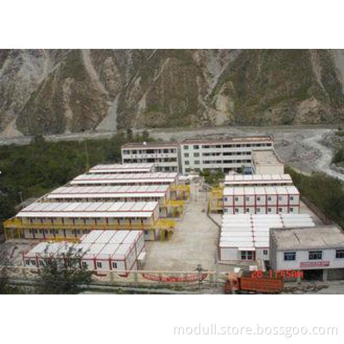 Shockproof Flat Pack Container House , Steel Prefabricated
